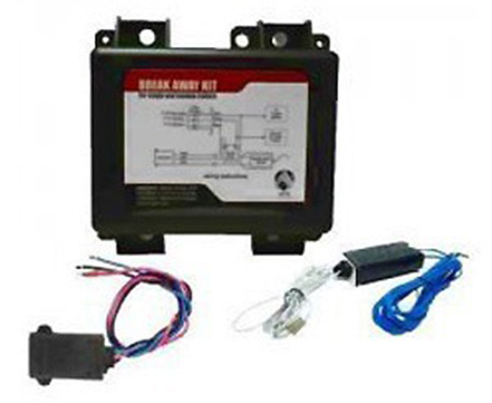 Trailer Breakaway Kit With Charger / Switch / Includes 12V 5AH SLA Battery