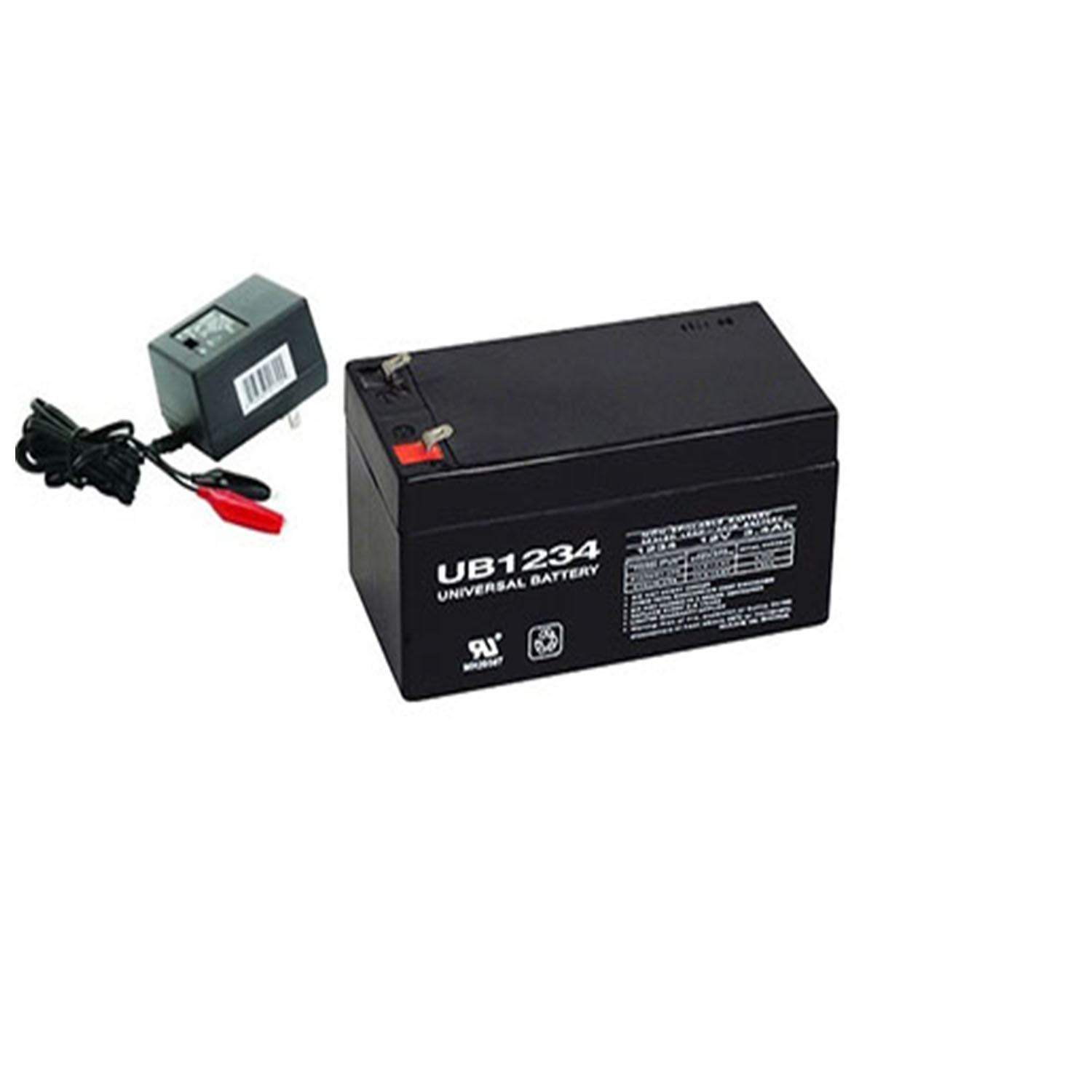 12V 3.4AH Replacement Battery For Toro Lawn mower 1068397 with CHARGER