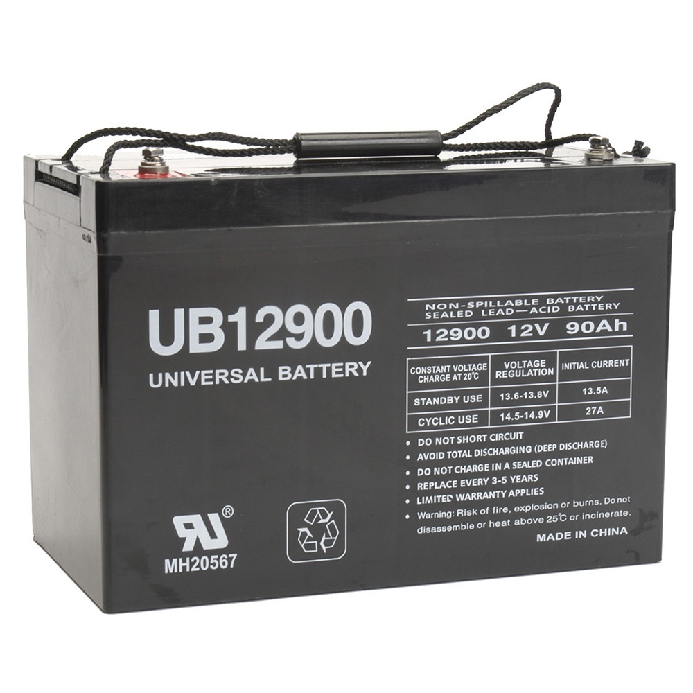 UB12900 Sealed Lead Acid Rechargeable Battery AGM (Absorbent Glass