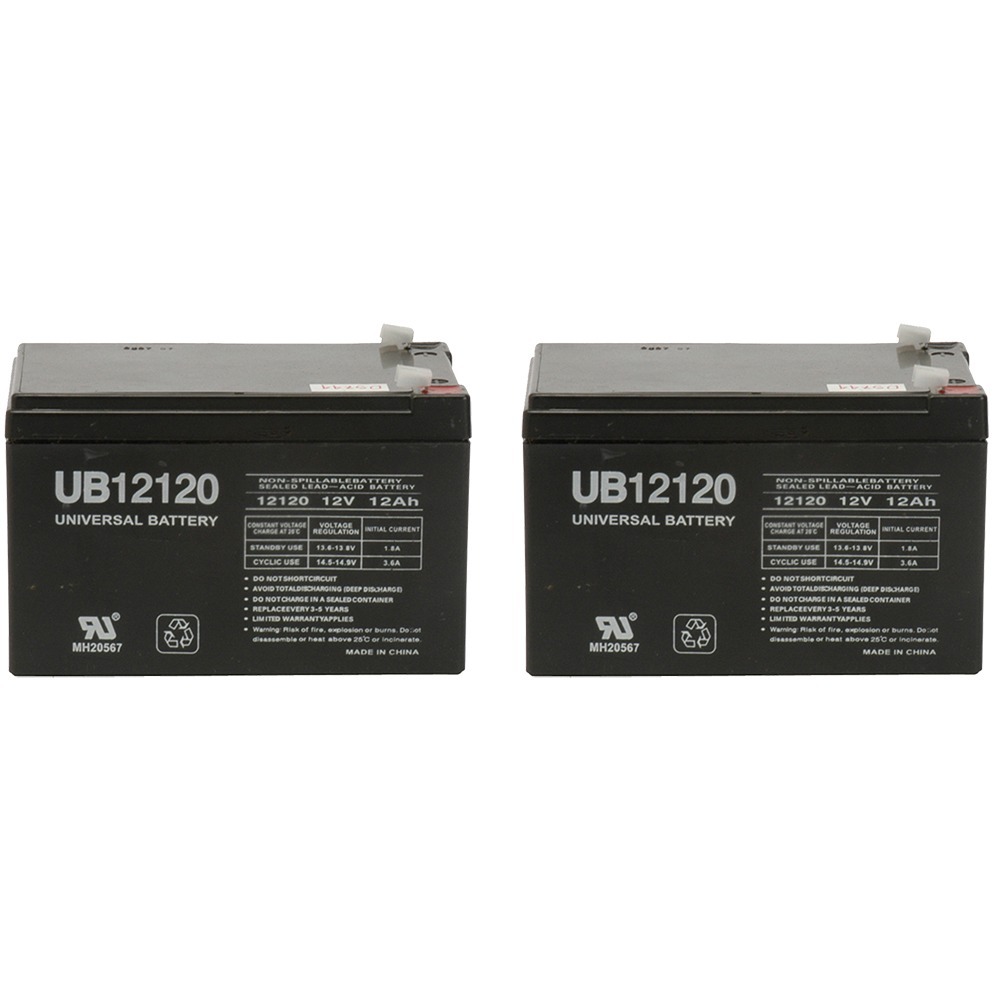 UB12120  12V 12AH SLA BATTERY 12 VOLT / 2 PACK