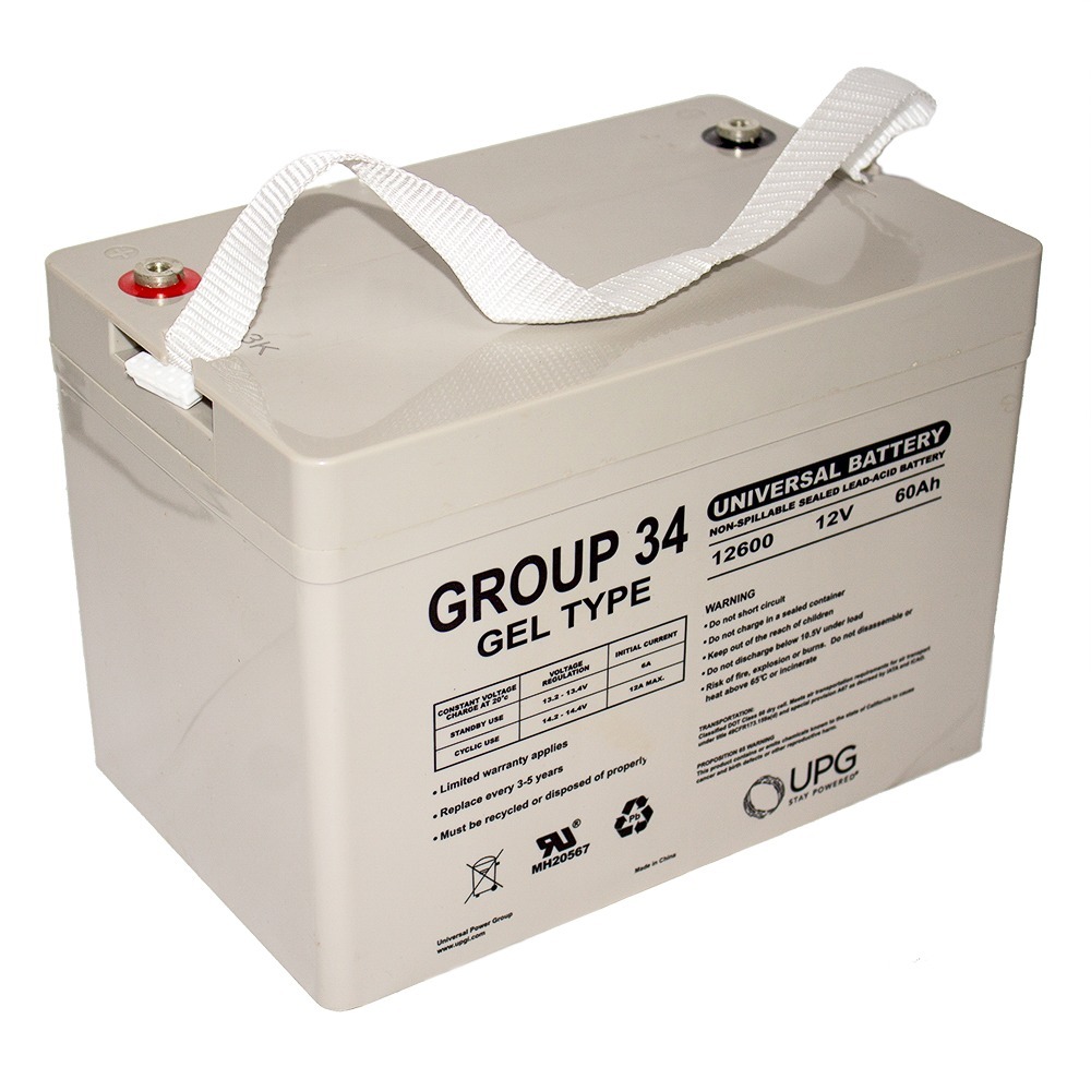 12V Group 34 Replacement Battery For Permobil C300 Corpus Wheelchair