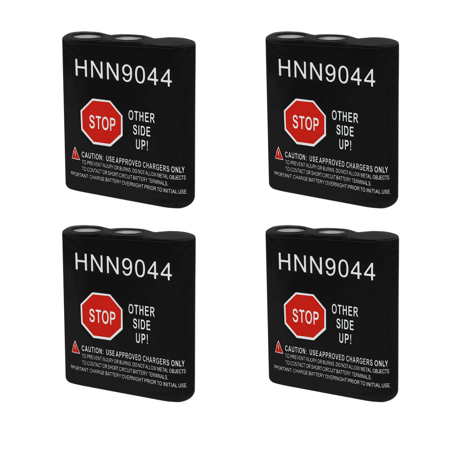 7.5V 600mAh Replacement Battery for Motorola HNN9018, HNN9027 - 4 Pack
