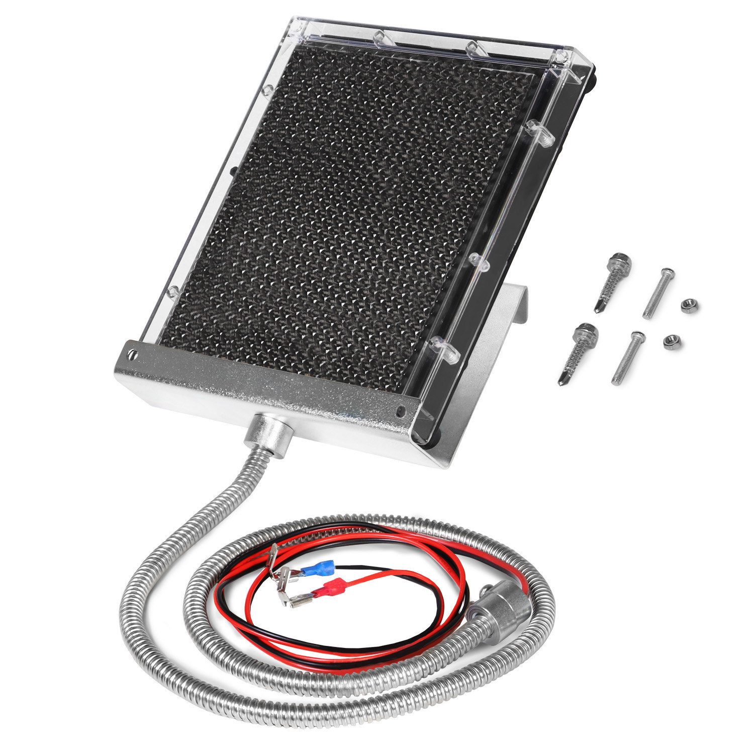UPG 12V SOLAR PANEL CHARGER WITH ALLIGATOR CLIPS - 12VSP