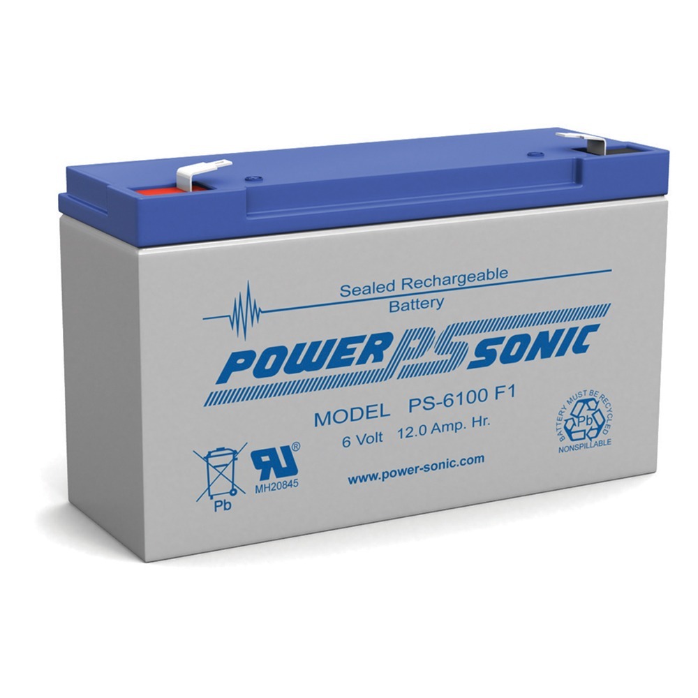PS-6100 6V 12AH SLA battery - PS6100F1